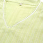 Ahalyaa Women Striped Gotta Patti Pastel Pure Cotton Kurta | Swadesiicart