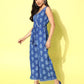 Ahalyaa Printed Cotton Basic Jumpsuit | Swadesiicart