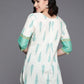 Ahalyaa Printed Embroidered Ethnic Tunic | Swadesiicart