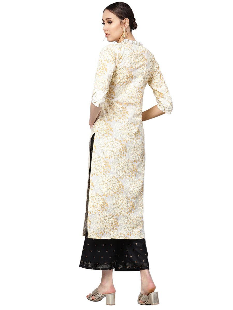 Ahalyaa Women's Straight Cotton Kurta | Swadesiicart