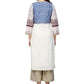 Ahalyaa Printed Straight Cotton Blend Kurta with koti Jacket | Swadesiicart