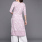 Ahalyaa Floral Printed Pure Cotton Kurta | Swadesiicart
