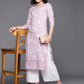 Ahalyaa Floral Printed Pure Cotton Kurta | Swadesiicart