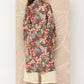 Ahalyaa Women Brown & Orange Floral Printed Crepe Kurta | Swadesiicart
