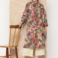 Ahalyaa Women Brown & Orange Floral Printed Crepe Kurta | Swadesiicart