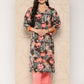 Ahalyaa Women Floral Printed Gotta Patti Crepe Kurta | Swadesiicart