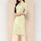 Ahalyaa Women Floral Printed Gotta Patti Crepe Kurta | Swadesiicart