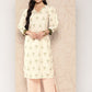 Ahalyaa Women Floral Printed Gotta Patti Crepe Kurta | Swadesiicart