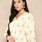 Ahalyaa Women Floral Printed Gotta Patti Crepe Kurta | Swadesiicart