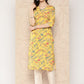 Ahalyaa Women Floral Printed Gotta Patti Crepe Kurta