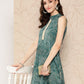 Ahalyaa Women Floral Printed Gotta Patti Crepe Kurta | Swadesiicart