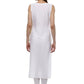 Ahalyaa White & Yellow Floral Scarf Cape Attached Straight Kurta | Swadesiicart