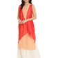 Ahalyaa Printed Kurta With Attached Shrug | Swadesiicart