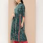 Ahalyaa Women Floral Printed Floral Crepe Kurta | Swadesiicart