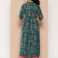 Ahalyaa Women Floral Printed Floral Crepe Kurta | Swadesiicart