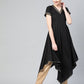 Ahalyaa Women Black Kimono Style Beautiful kurta | Swadesiicart