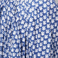Ahalyaa Women Blue & White Printed Kurti with Dhoti Pants | Swadesiicart