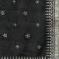 Ahalyaa Women Black & Golden Foil Ethnic Moti Printed Floral Kurta With Dupatta | Swadesiicart