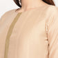Ahalyaa Beige & Off-White Beautiful Anarkali Kurta with Dupatta | Swadesiicart