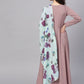 Ahalyaa Women's Mauve A-Line Kurta Set | Swadesiicart