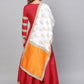 Ahalyaa Red Solid Anarkali Kurta With Dupatta | Swadesiicart