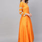 Ahalyaa Solid Pleated Kurta with Dupatta | Swadesiicart