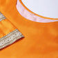 Ahalyaa Solid Pleated Kurta with Dupatta | Swadesiicart