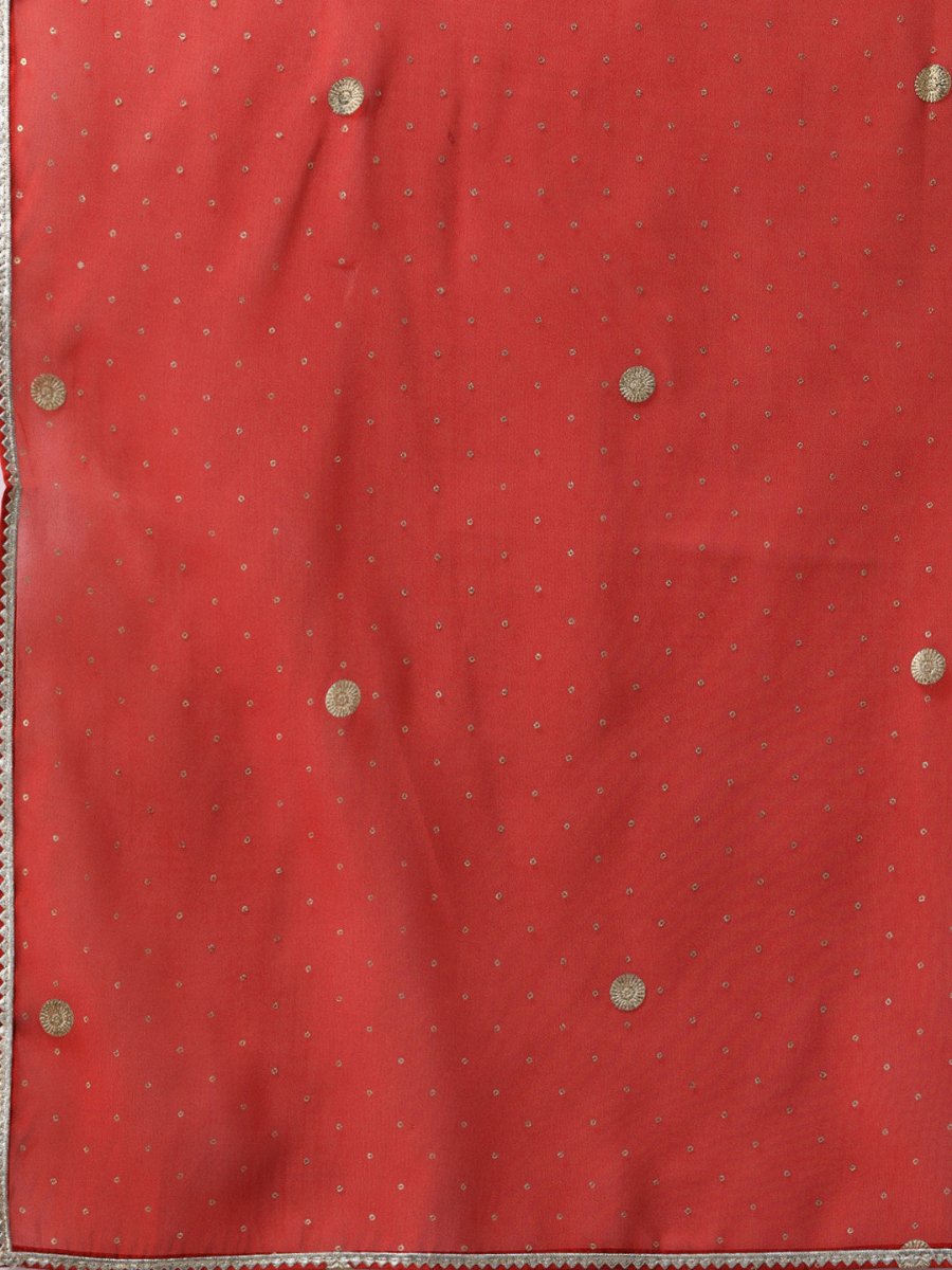 Ahalyaa Cream Kurta with Dupatta Set | Swadesiicart