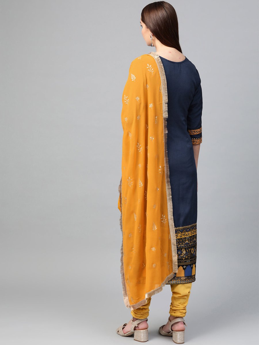 Ahalyaa Women Straight Beautiful Kurta Set | Swadesiicart