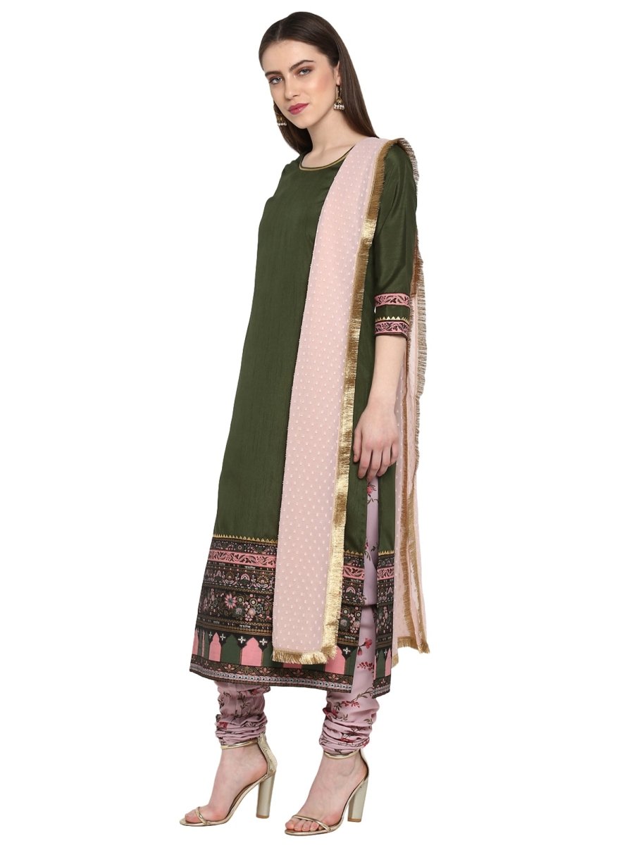 Ahalyaa Women Solid Kurta Set | Swadesiicart