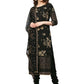 Ahalyaa Black Printed Kurta Set For Women's | Swadesiicart