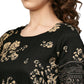 Ahalyaa Black Printed Kurta Set For Women's | Swadesiicart