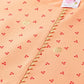 Ahalyaa Women Peach-Coloured & Red Screen Bandhani Printed Kurta with Trousers & Dupatta | Swadesiicart