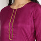 Ahalyaa Poly Silk Kurta Pant With Dupatta Set | Swadesiicart