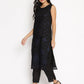 Ahalyaa Chanderi Kurta Pant With Dupatta Set | Swadesiicart