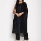 Ahalyaa Chanderi Kurta Pant With Dupatta Set | Swadesiicart