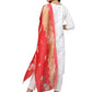 Ahalyaa White Straight Cotton Kurta Set | Swadesiicart