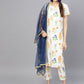 Ahalyaa Women Off white Printed Beautiful Kurta Set | Swadesiicart
