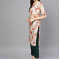 Ahalyaa Off White Printed Kurta Set | Swadesiicart