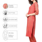 Ahalyaa Women Red & Golden Printed Kurta with Trousers & Dupatta | Swadesiicart
