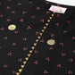 Ahalyaa Black & Pink Bandhani Khari Printed Kurta with Trousers & Dupatta | Swadesiicart