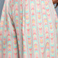 Ahalyaa Women Blue Floral Printed Gotta Patti Kurta with Palazzos & With Dupatta | Swadesiicart