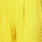 Ahalyaa Yellow Viscose Rayon Straight Kurta Set | Swadesiicart