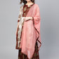 Ahalyaa Grey & Coffee Brown Printed Kurta with Palazzo & Dupatta | Swadesiicart