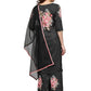 Ahalyaa Beautiful Black Printed Kurta Set For Women's | Swadesiicart