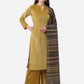 Ahalyaa Dark Mustard Solid Kurta Set With Dupatta | Swadesiicart