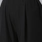 Ahalyaa Women Black Ethnic Motifs Printed Empire Kurta With Sharara & Dupatta | Swadesiicart