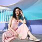 Ahalyaa Pink Floral Printed Regular Kurti With Sharara & With Dupatta | Swadesiicart
