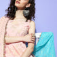 Ahalyaa Pink Floral Printed Regular Kurti With Sharara & With Dupatta | Swadesiicart