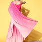 Ahalyaa Women Pink Ombre Printed Gotta Patti Kurti with Sharara & With Dupatta | Swadesiicart